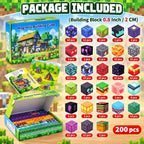 Magnetic Building Blocks Set Cube World - 200PCS Magnet Building Block Cube
