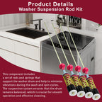 WA45T3400AP Washer Suspension Rods Kit Compatible With Samsung