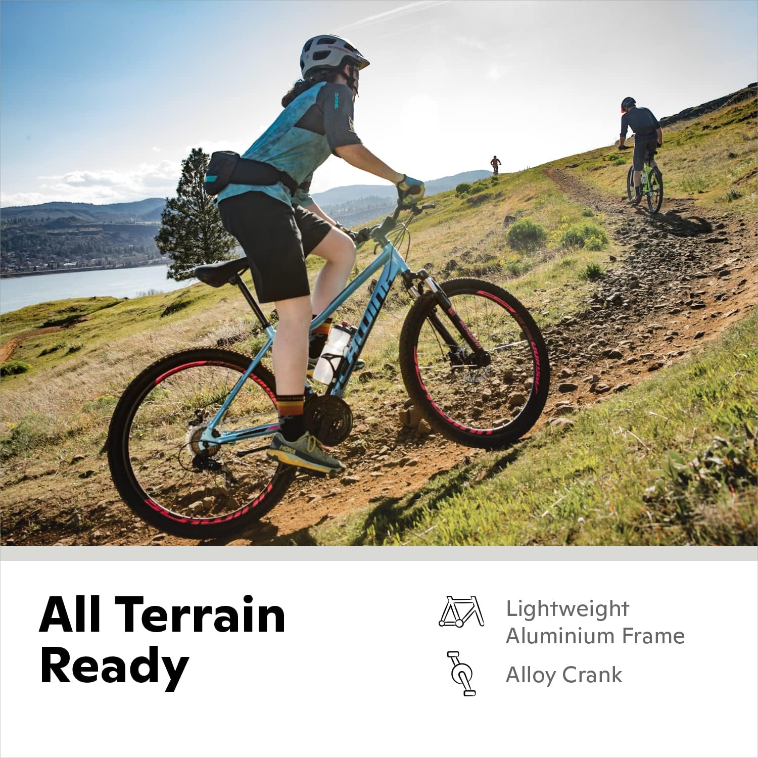 High Timber Mountain Bike for Adult Youth Men Women Boys Girls, 24 to 29-Inch Wheels, 7 or 21-Speeds, Front
