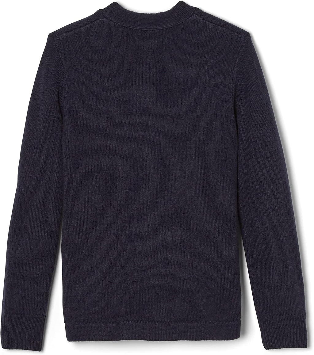 Unisex Anti-pill V-neck (Standard & Husky) School Uniform Cardigan Sweater