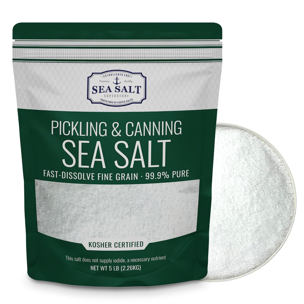 Pickling & Canning Salt, Kosher Fine Brining Salt, 5 lb