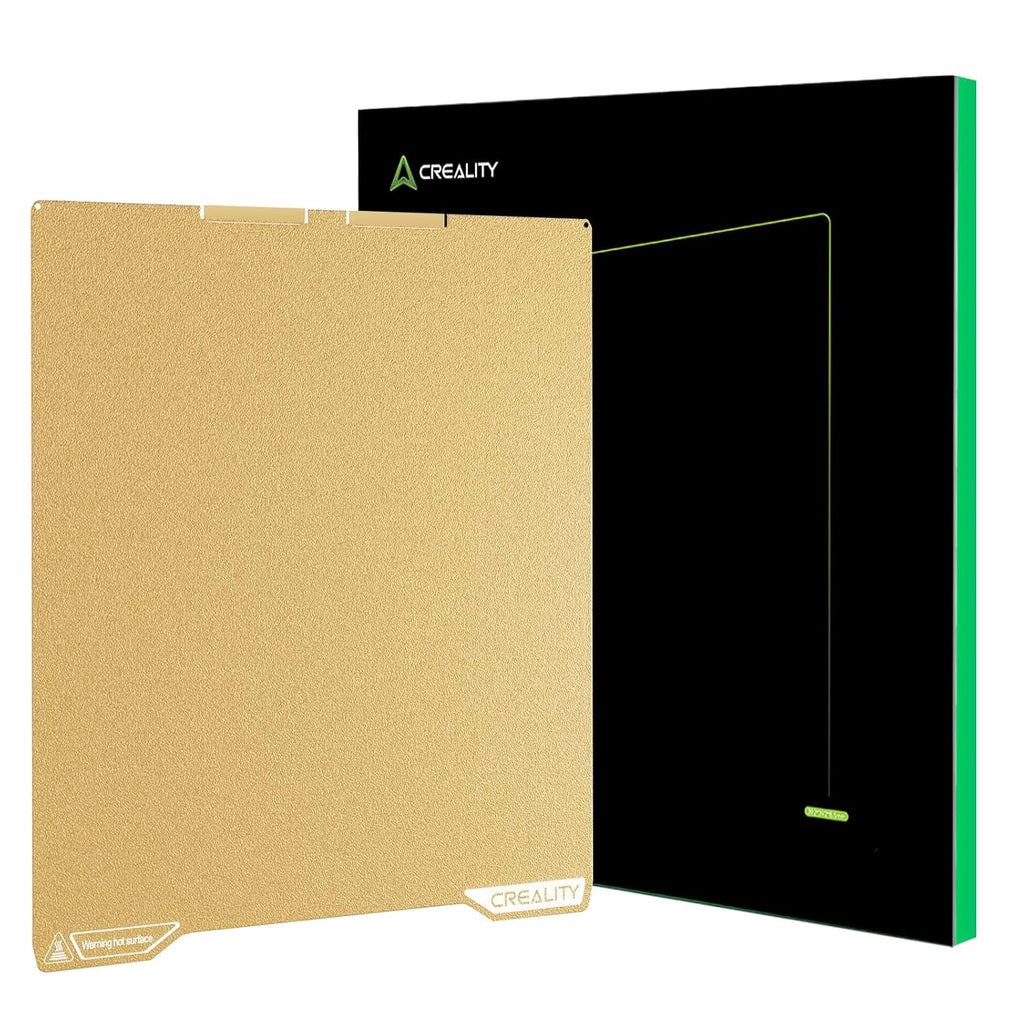 Official K2 Build Plate, 270x293mm Textured PEI Sheet, Double Sided Magnetic Flexible Removable Spring Steel Printing