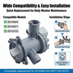 00144844 Washer Drain Pump Replace 00145753 00144977