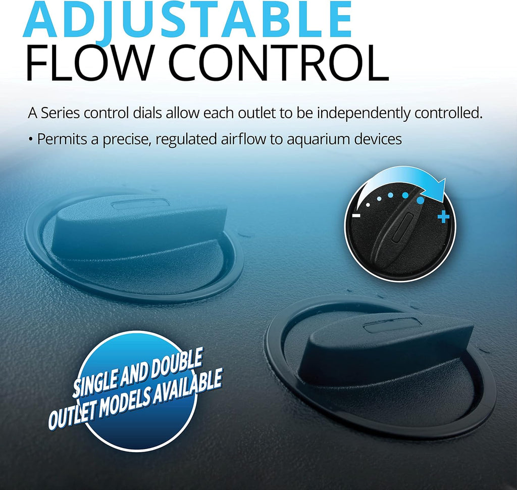 A101 Aquarium Air Pump 2.0W,Black