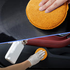 12 Pack Microfiber Applicator Pad Microfiber Sponge for Car Include Round Wax Microfiber Applicator Rectangle Car