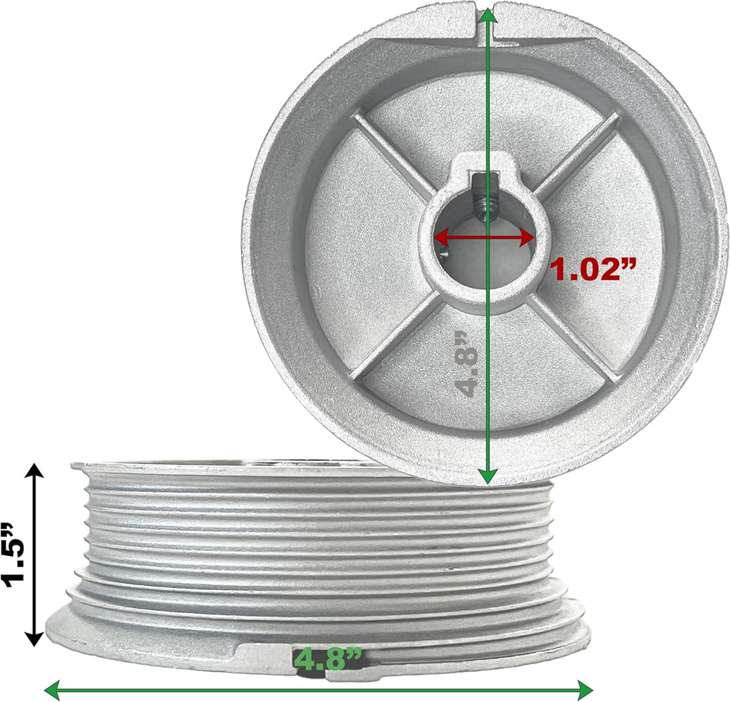 3-Pieces Bundle - Garage Door Torsion Springs (0.250x2x28), Winding Bars Tool, 8.5ft Garage Door Cables & Standard