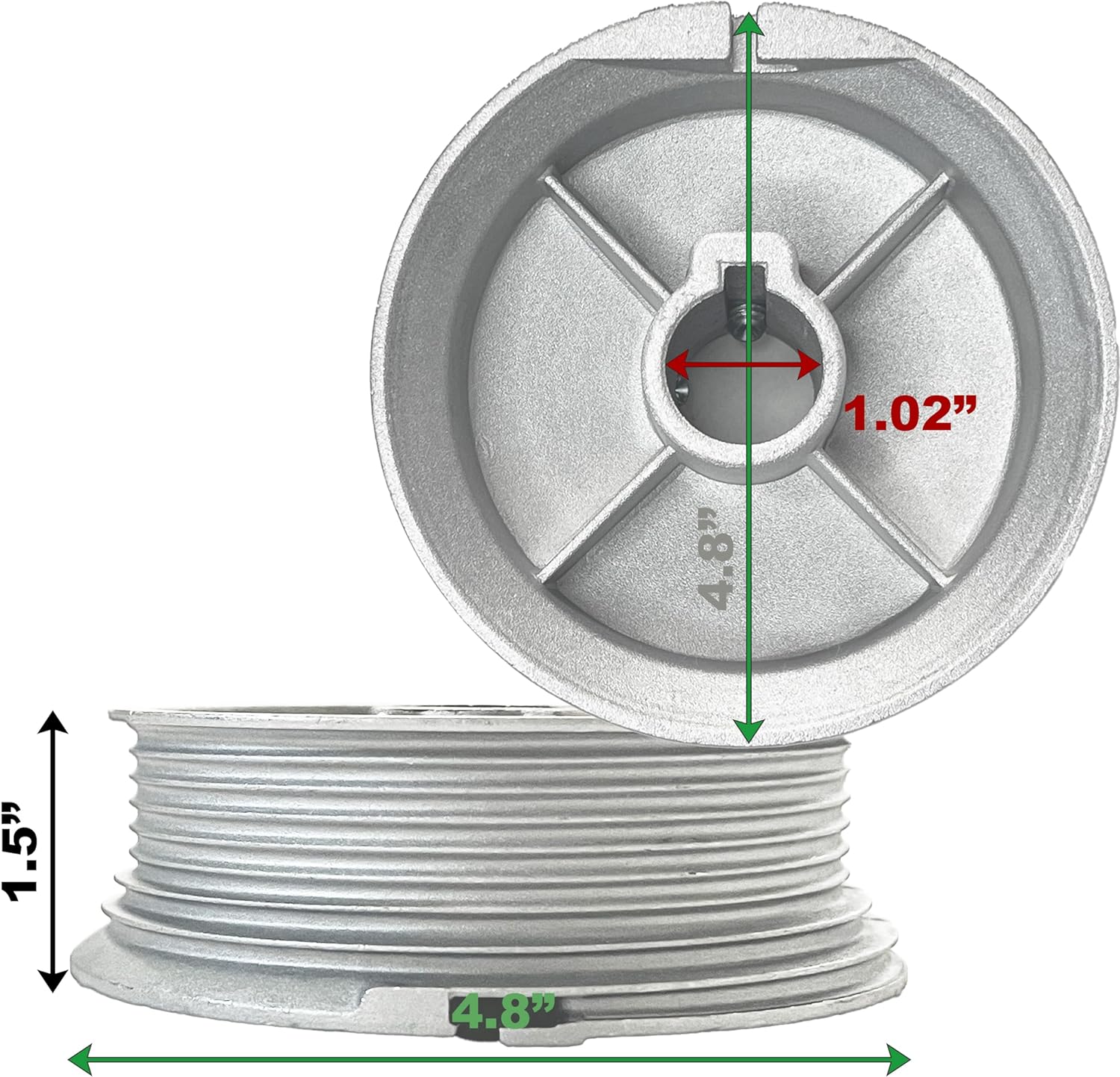 3-Pieces Bundle - Garage Door Torsion Springs (0.207x2x23), Winding Bars Tool, 8.5ft Garage Door Cables & Standard