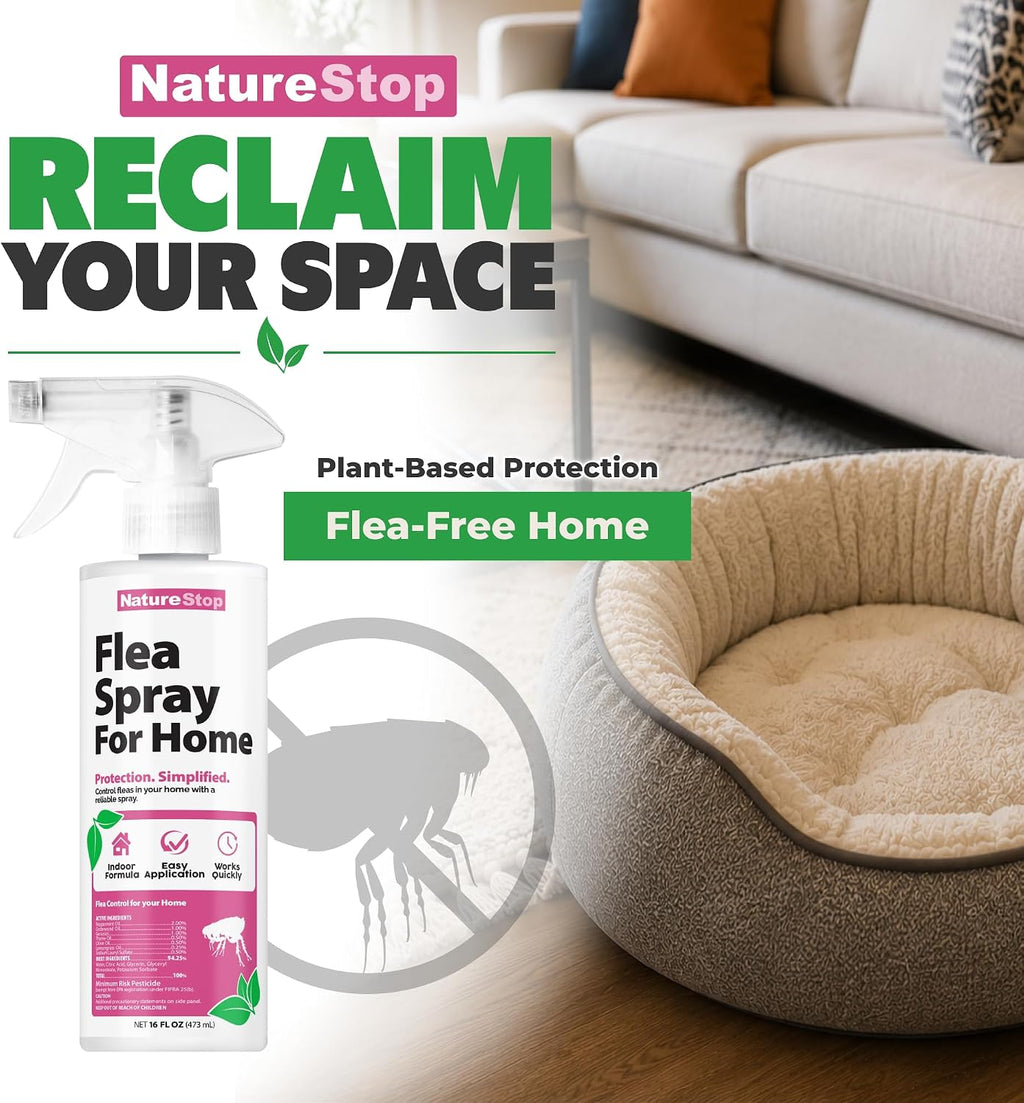 Flea Spray for Home (16oz)