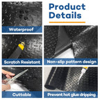 48" x 17" Work Bench Pad PVC Workbench Mat with Non-Slip Steel Plate Texture, 1.5mm Thick Scratch & Stain Resistant