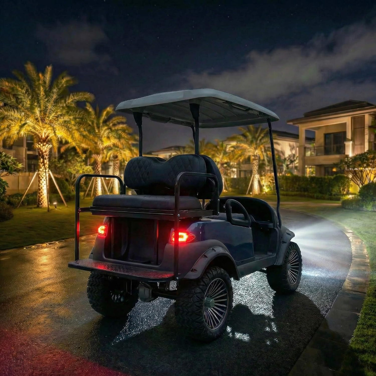 NOKINS Golf Cart Light Kit with Bumper for Club Car Precedent 2004-UP