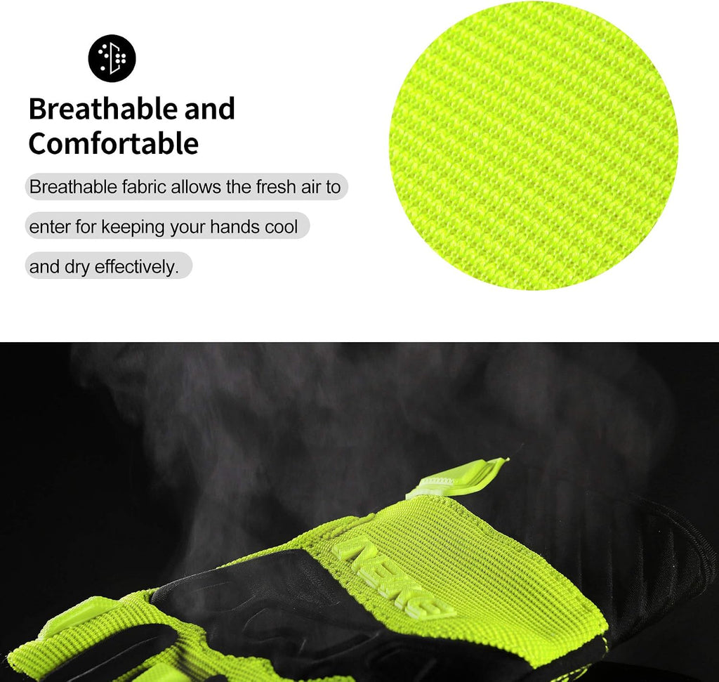 Half Finger Cycling Gloves Knuckle Guard Padded Mountain Bike Glove