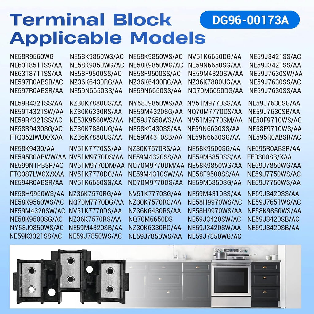 DG96-00173A Terminal Block Fit for Samsung Electric Range/Stove/Oven