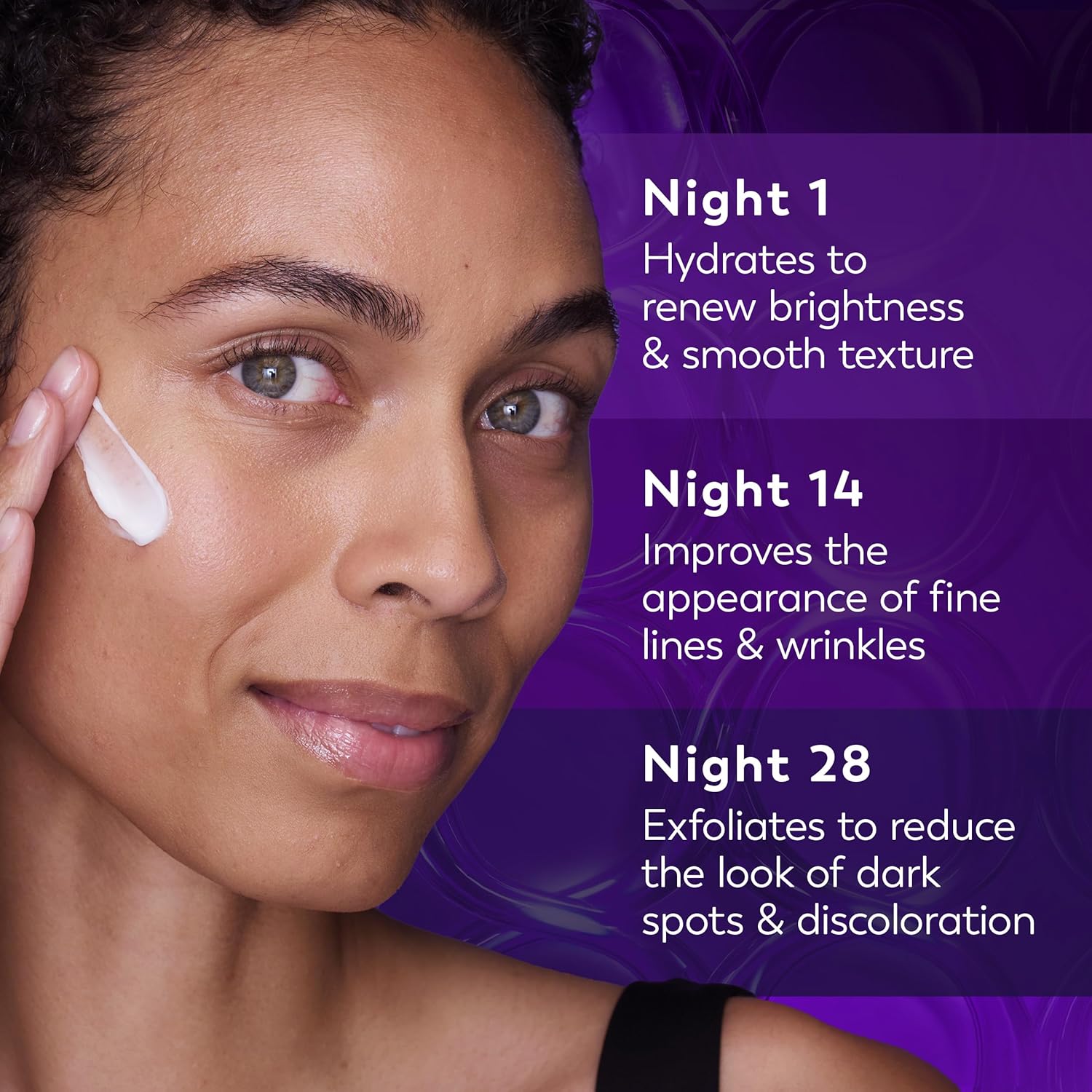 Retinol Night Cream for Women, Anti-Aging Face Moisturizer, Fragrance-Free, Non Greasy - Anti-Wrinkle, Smooth Fine