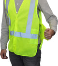 High Reflective Vest - Construction Vest - Universal Fit - ANSI/ISEA Class 2 - Sweat-Free With Reflective Material