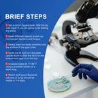 Nutrient Agar Petri Dishes Plates & Cotton Swabs Science Kit 10 PCS
