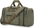 Canvas Duffle Bag for Travel 60L Duffel Overnight Weekender Bag (Army Green)
