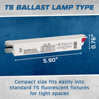 OHLECTRIC Replacement for Keystone KTEB-114-1-TP-FC 1 Lamp T5 Electronic Fluorescent Ballast with Normal Light Output | 120V Input with Rapid Start Operation | 0.95 Ballast Factor, UL-Approved