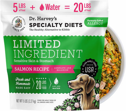 Limited Ingredient Dog Food, Salmon Recipe (5 lb)