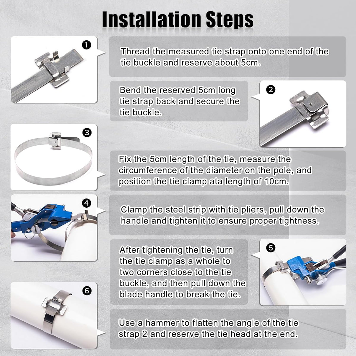 Strapping Banding Kit w/Ratchet Tensioner, 3/4" x100ft Coil
