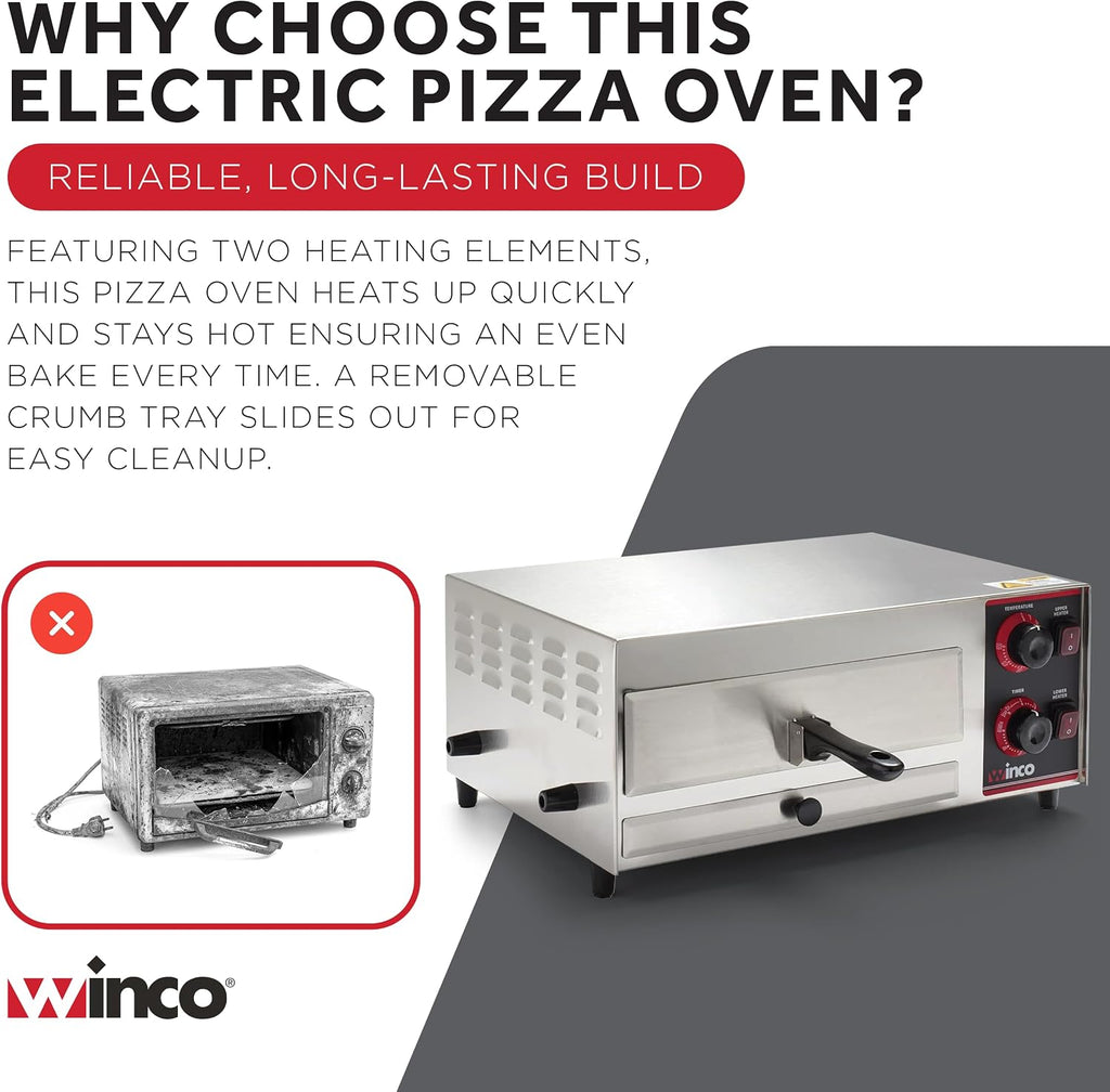 Electric Commercial-Grade Pizza Oven