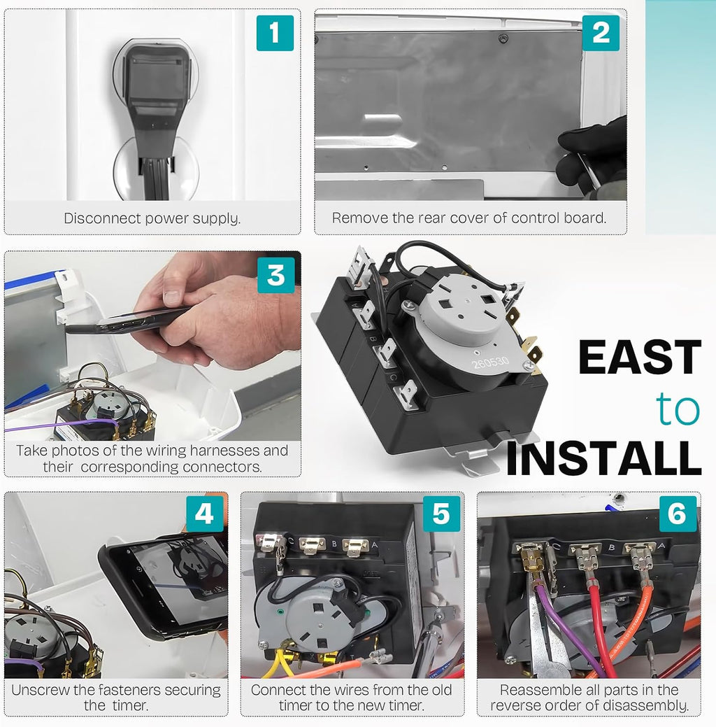 for GE GTDP490ED7WS Dryer Timer Replacement
