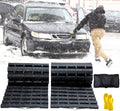 Tire Traction Mat, Recovery Track Portable Emergency Devices for Pickups Snow, Ice, Mud, and Sand Used to Cars