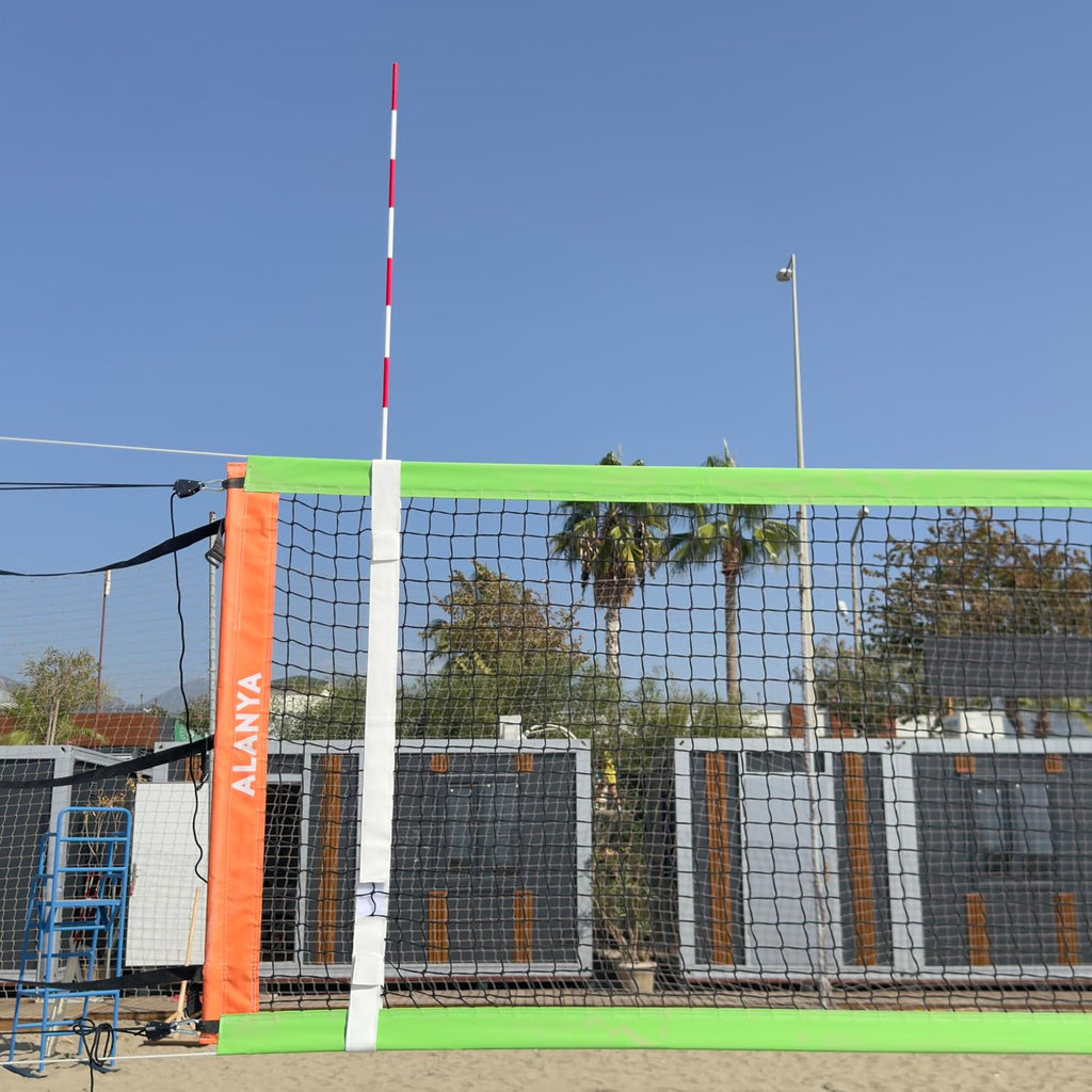 Foldable Volleyball Antenna Set with Hook-and-Loop Sleeves – Portable Fiberglass Net Antennas – Pro-Level Antenna