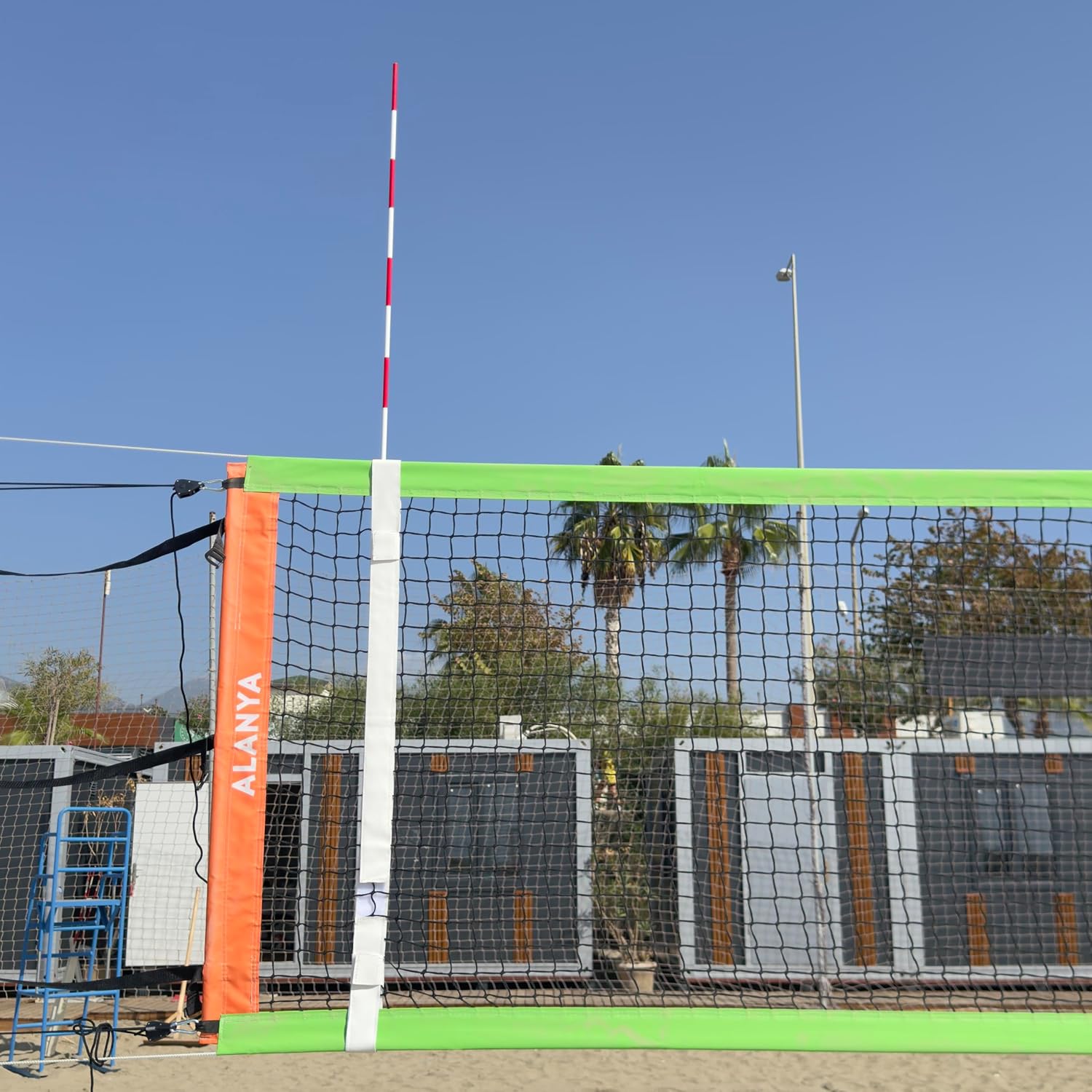 Foldable Volleyball Antenna Set with Hook-and-Loop Sleeves – Portable Fiberglass Net Antennas – Pro-Level Antenna
