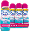 Crystals Fresh Vibes In-Wash Scent Booster, 21 Ounce, 4 Count