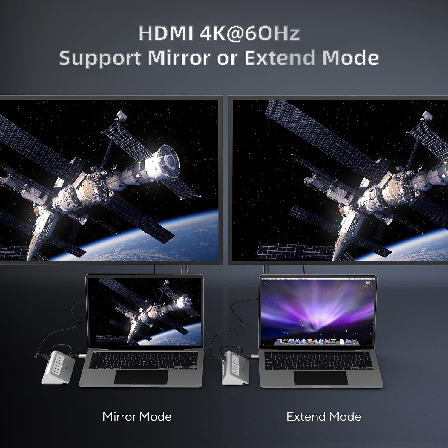 USB C Hub, P9 USB C Hub Multiport Adapter with 4K HDMI, PD 100W, Type-C & 2 USB A 3.0 5Gbps, 2 USB A 2.0, SD/TF Card