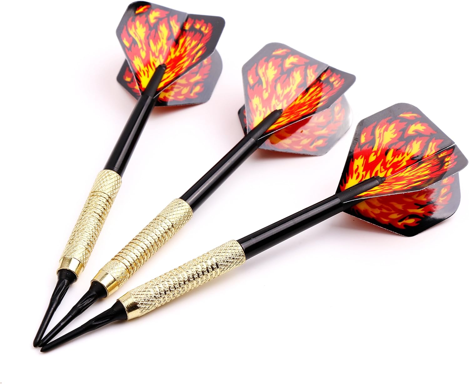 Soft Tip Darts for Electronic Dartboard Plastic Point Dart with Standard Dart Flights 18 Darts