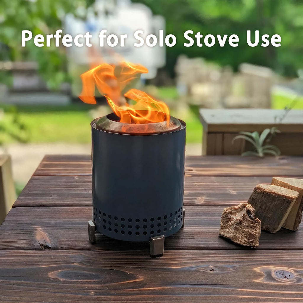 Pizza Oven & Cooking Wood – Mini Kiln-Dried Oak, 6-Inch Logs, 15lb Box – Bark-Free Firewood for Ooni, Gozney, Solo