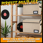 6 Pcs Comic Book Storage Boxes,Beige
