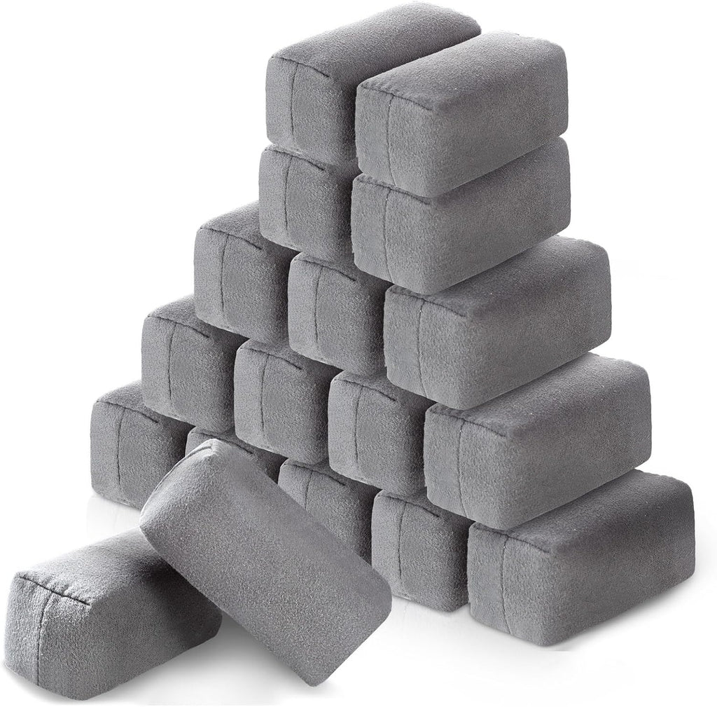 18 Pack Microfiber Applicator Pads Suede Car Detailing Sponge Ceramic Coating Applicator Pads Coating Sponge for Cars