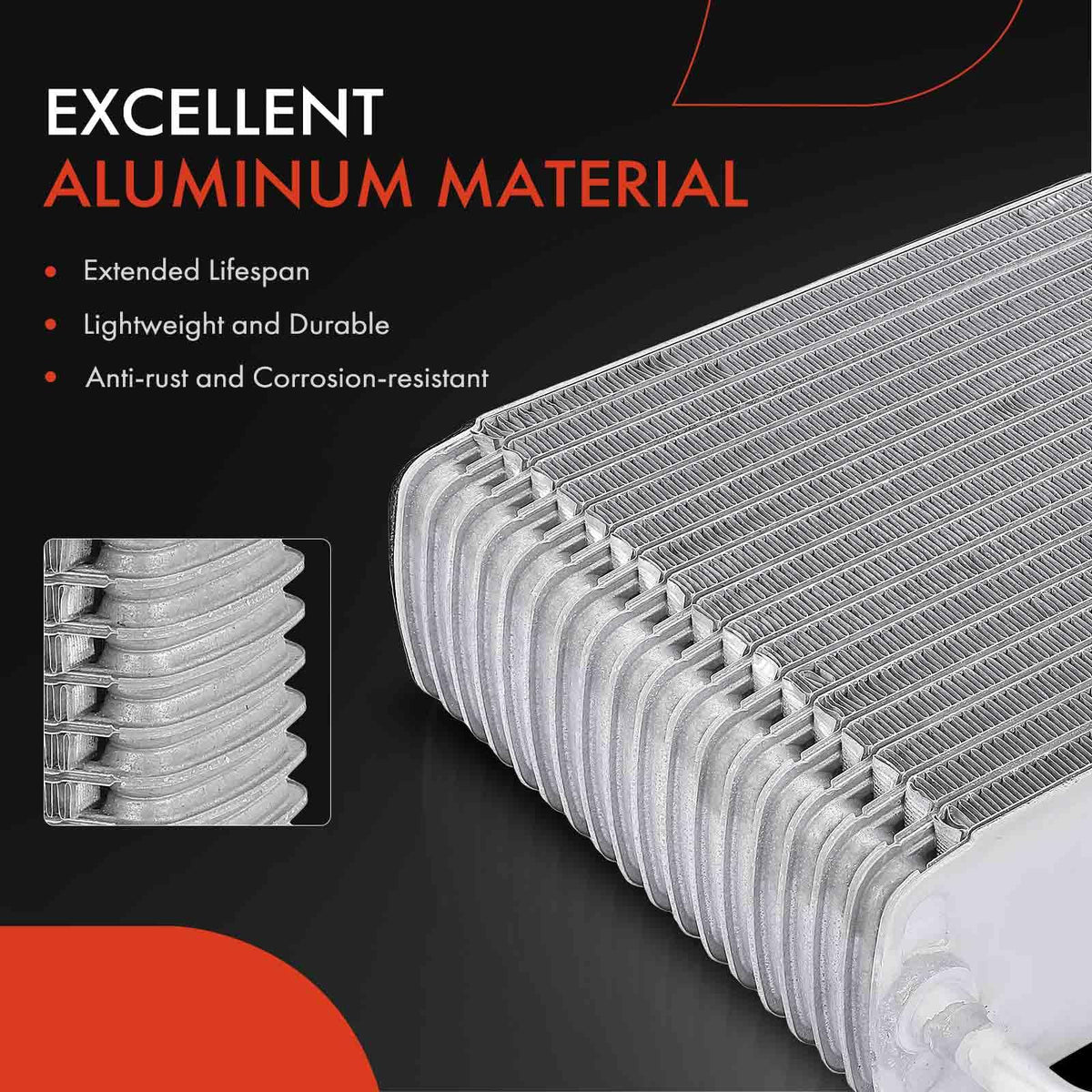 A-Premium Front AC Evaporator Core Compatible with Ford