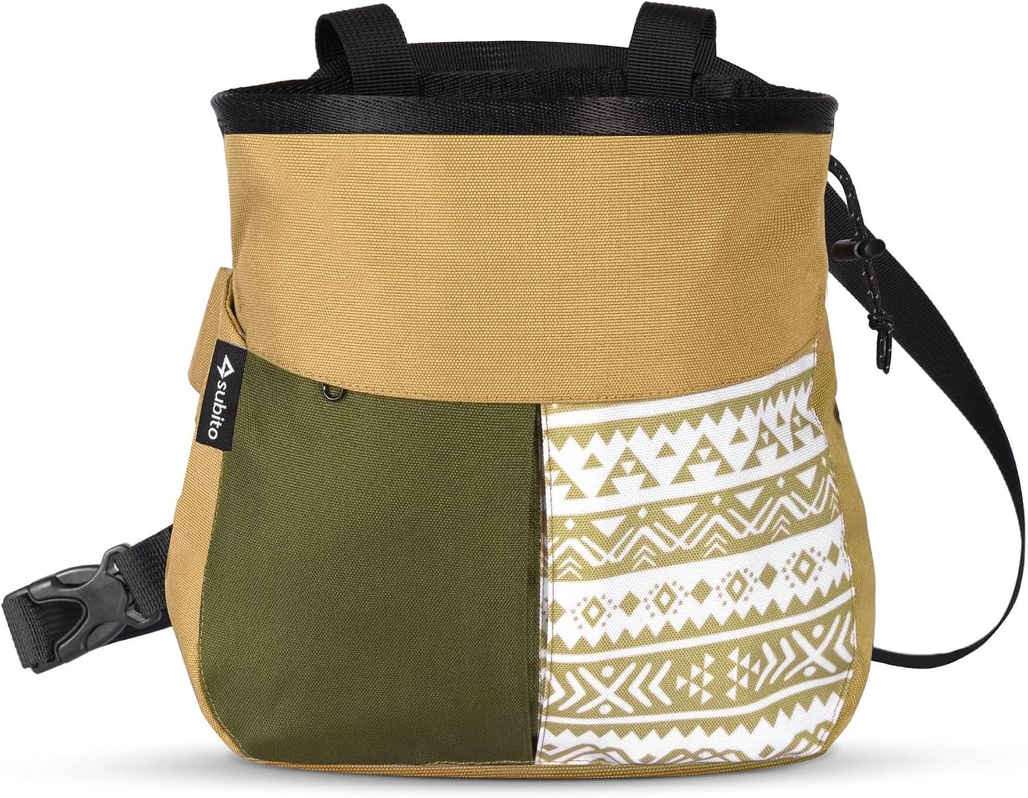 Climbing Chalk Bag, Large Capacity Rock Climbing Chalk Bag for Bouldering, Weightlifting, Gym, Disc Golf & Wall
