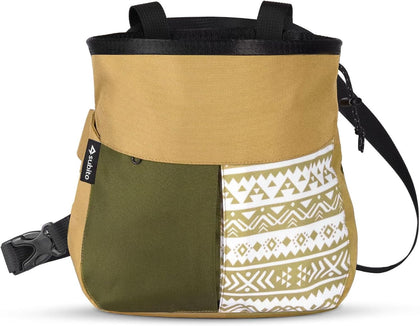 Climbing Chalk Bag, Large Capacity Rock Climbing Chalk Bag for Bouldering, Weightlifting, Gym, Disc Golf & Wall