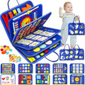 Toddler Busy Board, Montessori Toys for Boys, Sensory Board Birthday Gifts - Educational Busy Book, Learning toys for