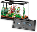 Aquarium Starter Kit with Smart Clean Filtration and LED Lighting, Freshwater and Saltwater Fish, Perfect for Tetras