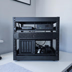 2U Vented Panel, 19'' Rack Mount Blank Rack Venting Panel 2 Pack