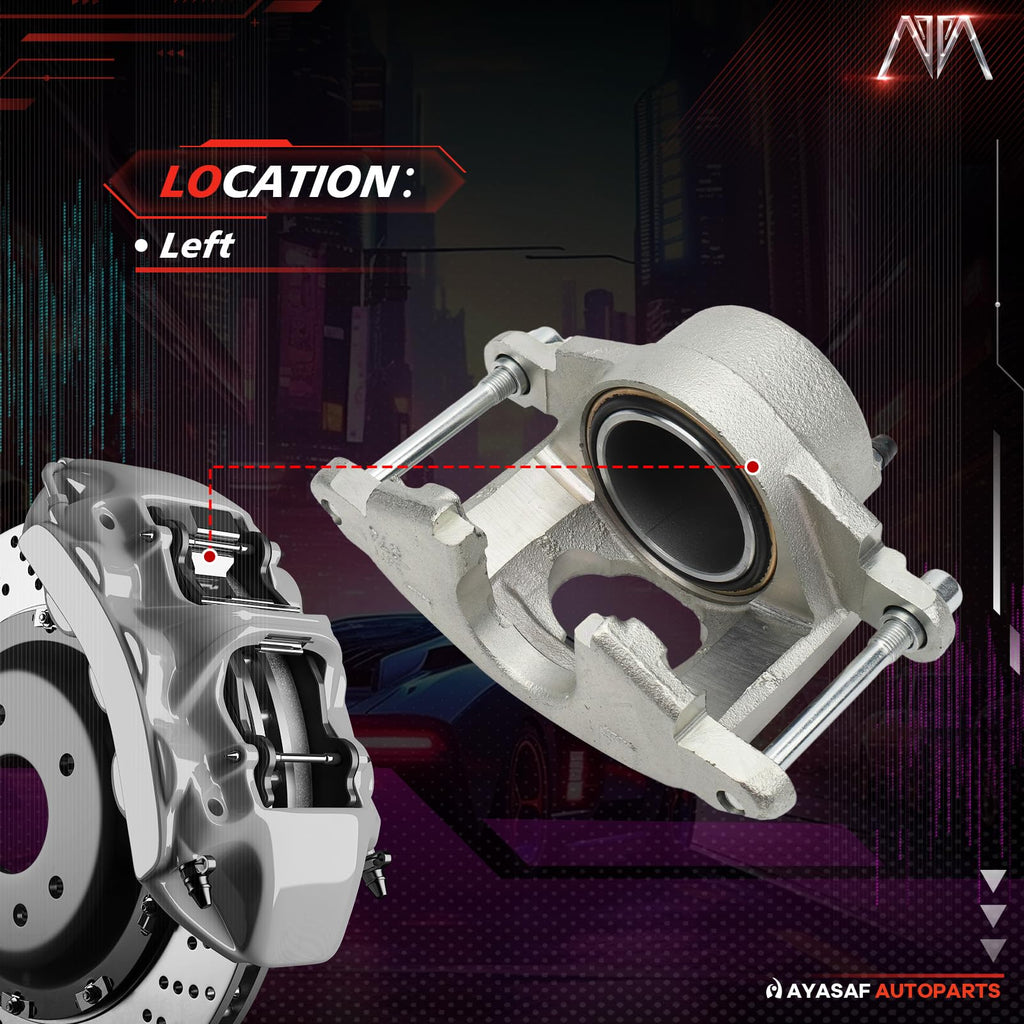 MAYASAF 184082 Front Left Driver Side Disc Brake Caliper Assembly