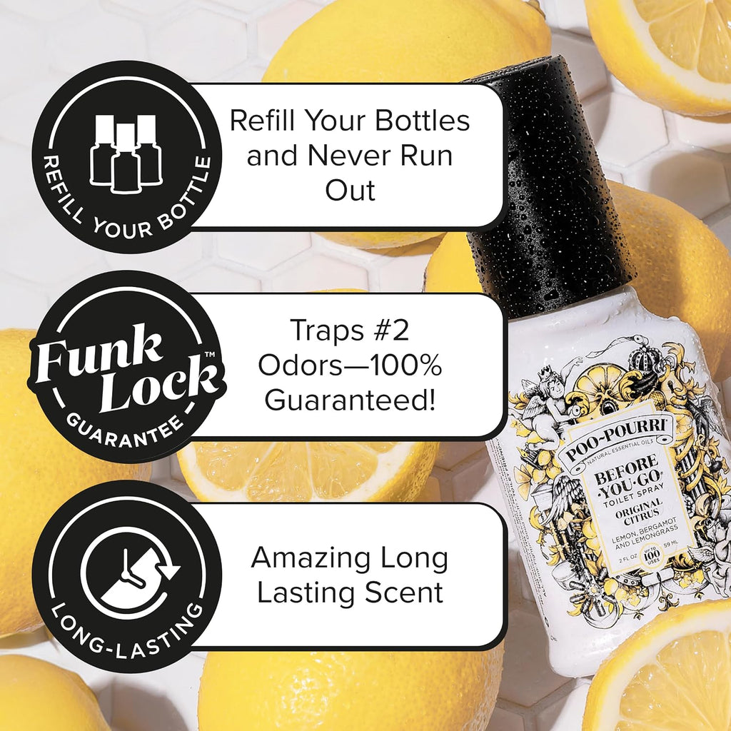 Before-You-Go Toilet Spray Refill, Original Citrus, 16 Fl Oz