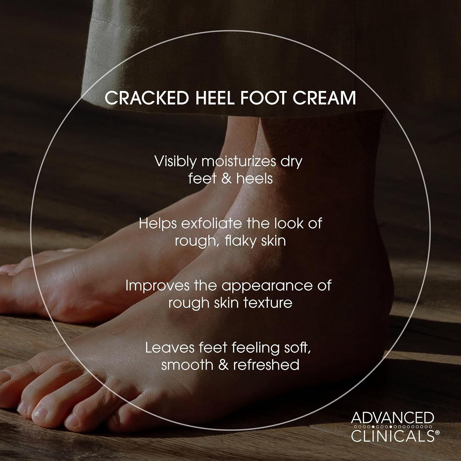 Cracked Heel Foot Cream Moisturizer Skin Care Lotion For Feet W/Shea Butter, Moisturizing Foot/Hand Lotion Helps Heal