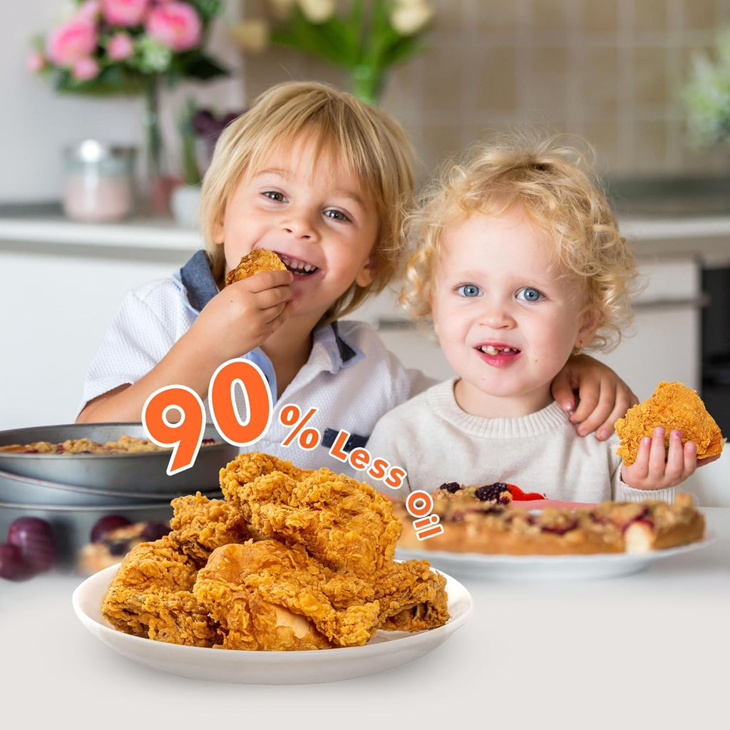 32Qt Extra Large Air Fryer Toaster Oven, 21-in-1 Rotisserie Convection Oven | dual cook，21 preset