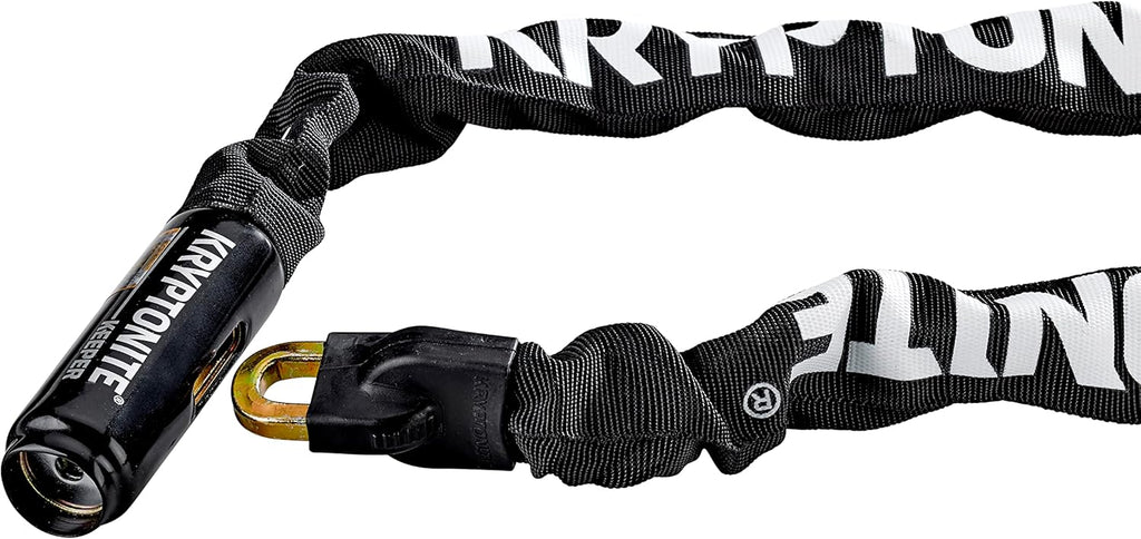 Bike Lock Bundle - 2.8ft Steel Chain Lock with Keys and U-Lock with 4ft Braided Steel Cable for Bikes, Motorcycles