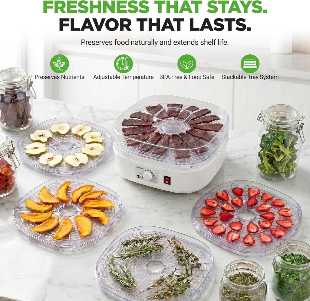 Food Dehydrator Machine | Multi-Tier Appliance for Home Use | Perfect for Beef Jerky, Fruits, Vegetables & Dog Treats