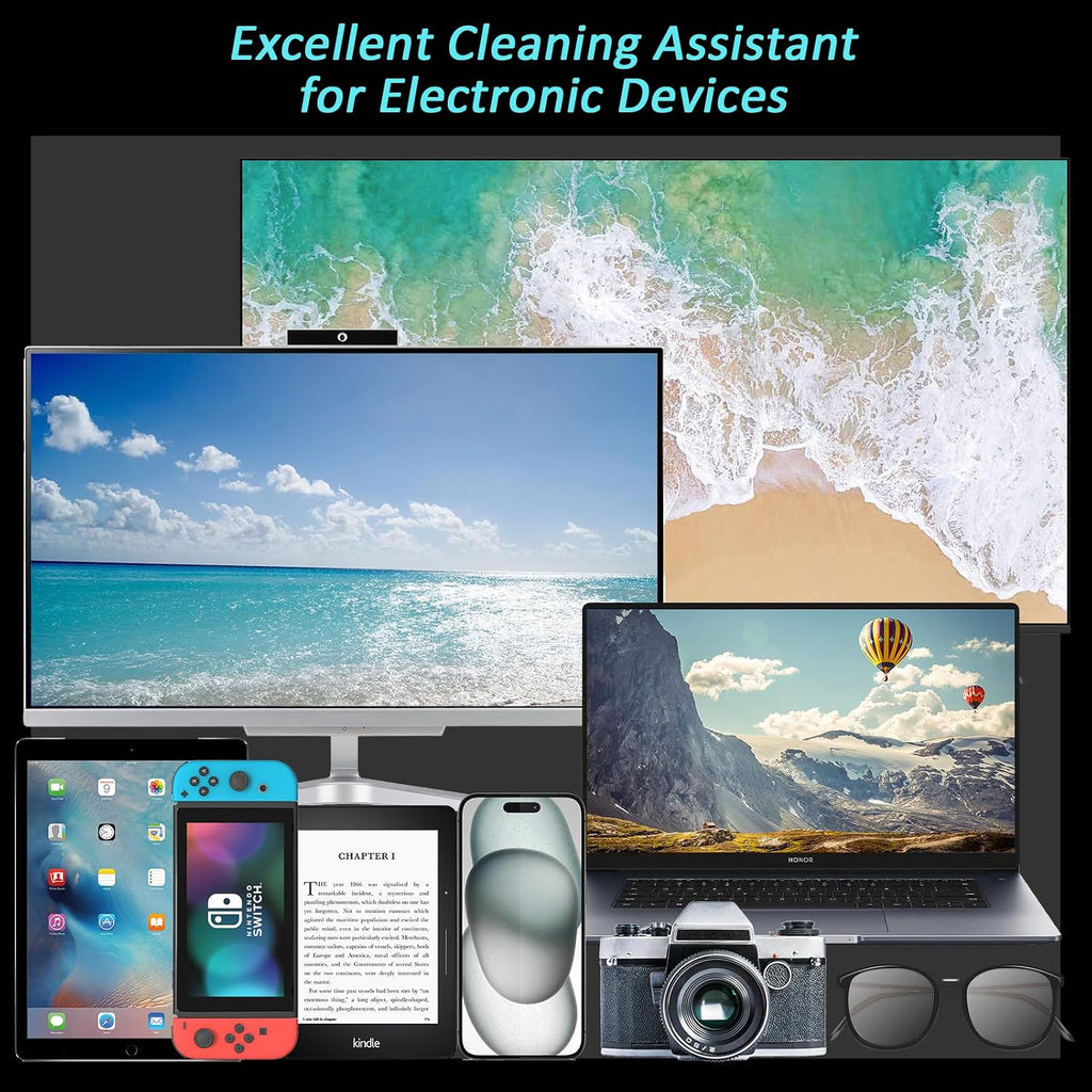 Car Screen Cleaner Spray and Wipe, Car Interior Cleaner Detailing Kit Screen Cleaning Tool for Touchscreen Display