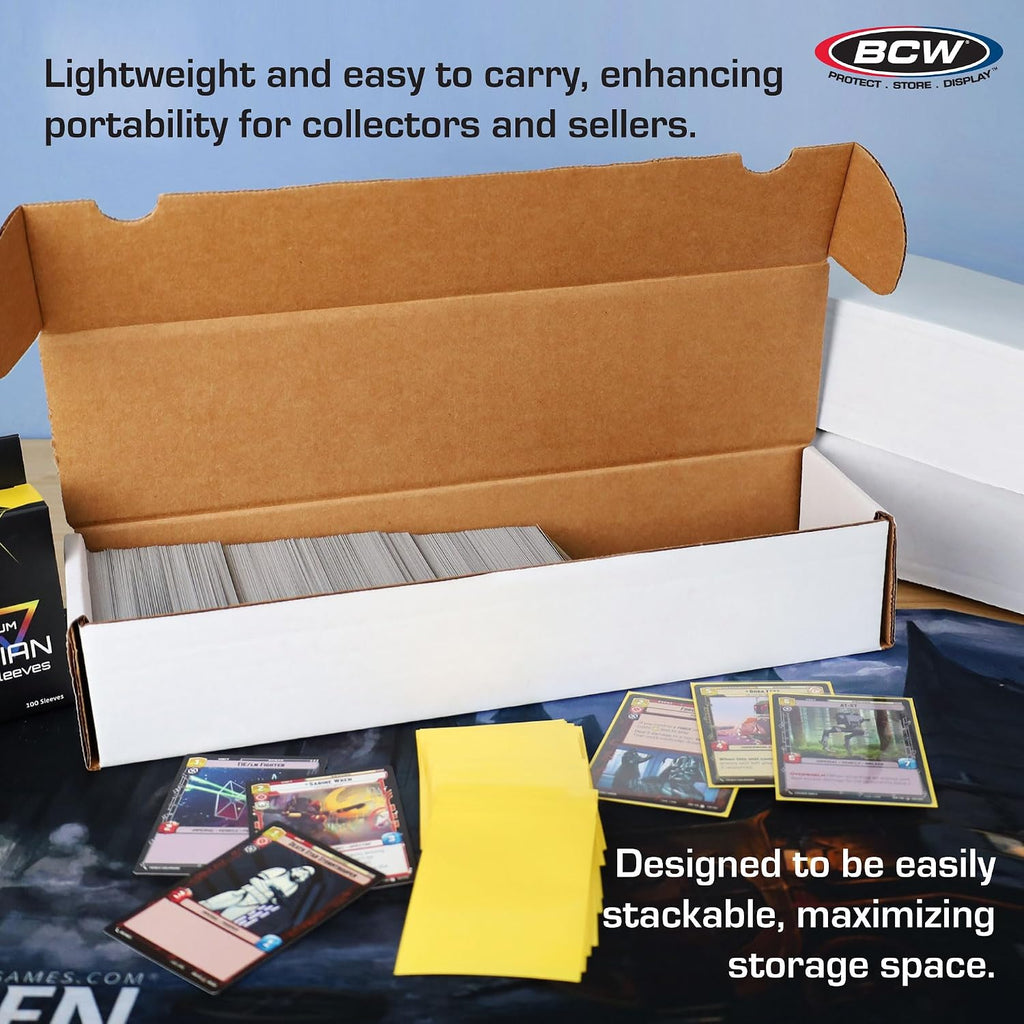 800ct Trading Card Storage Boxes - 2 Pack | Organizer for Sports Cards, MTG, Pokemon, and Card Games