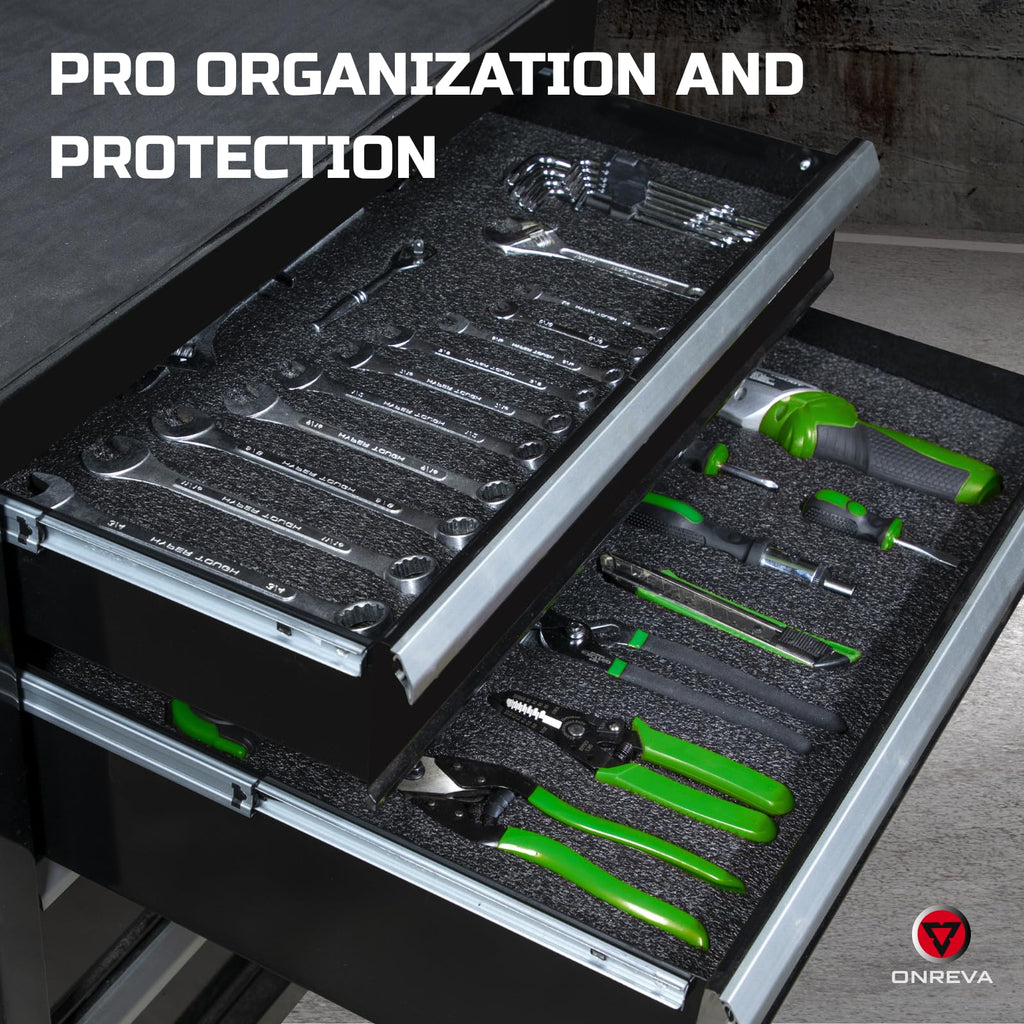 Tool Box Foam Organizer 48x24x2 inch 1PC, Kaizen Sheets for Pro Tool Control, Custom Tool Shadow Inserts for Cases &