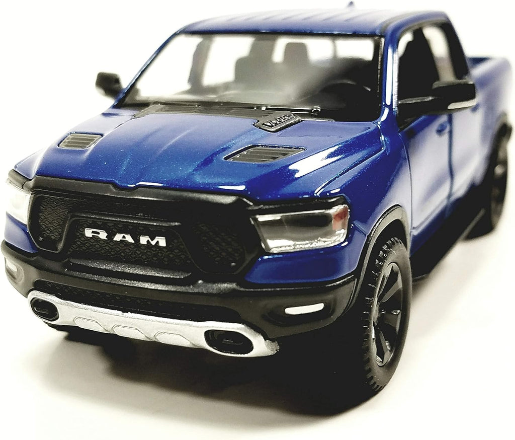 2019 Dodge Ram 1500 Pickup 1:46 O Scale 5" Die Cast Metal Model Toy Truck (Blue)